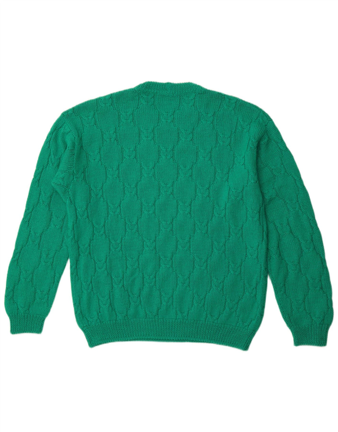 Maglione maglione girocollo da uomo VINTAGE XL verde