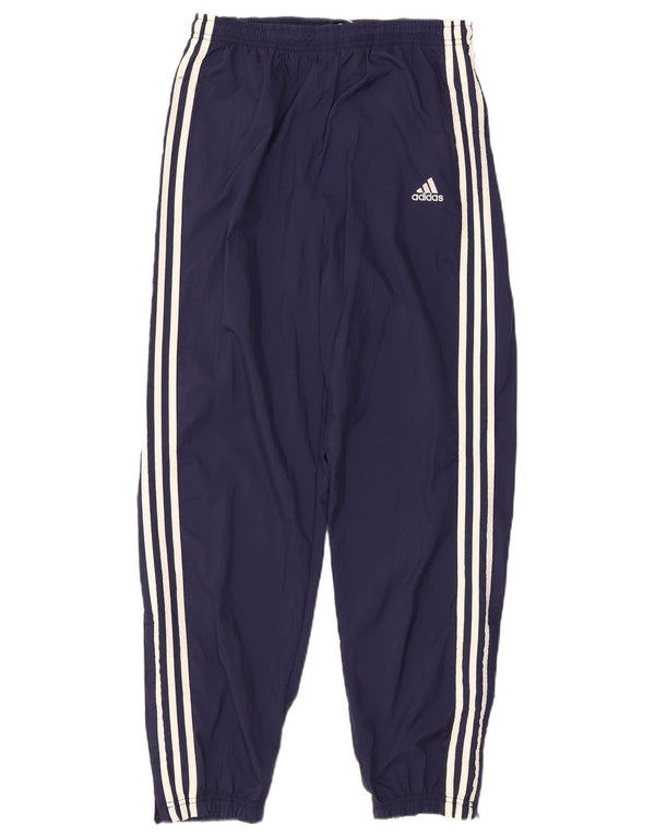 Pantaloni da tuta da uomo Adidas Joggers medi in nylon blu navy
