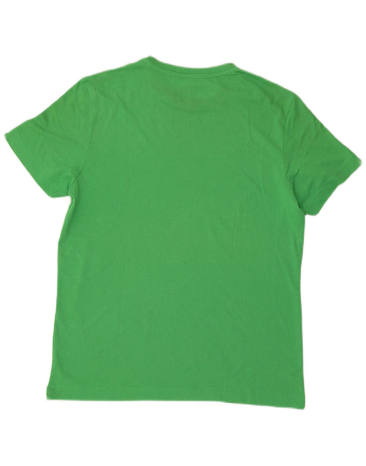 T-shirt grafica da uomo Lotto Top verde medio