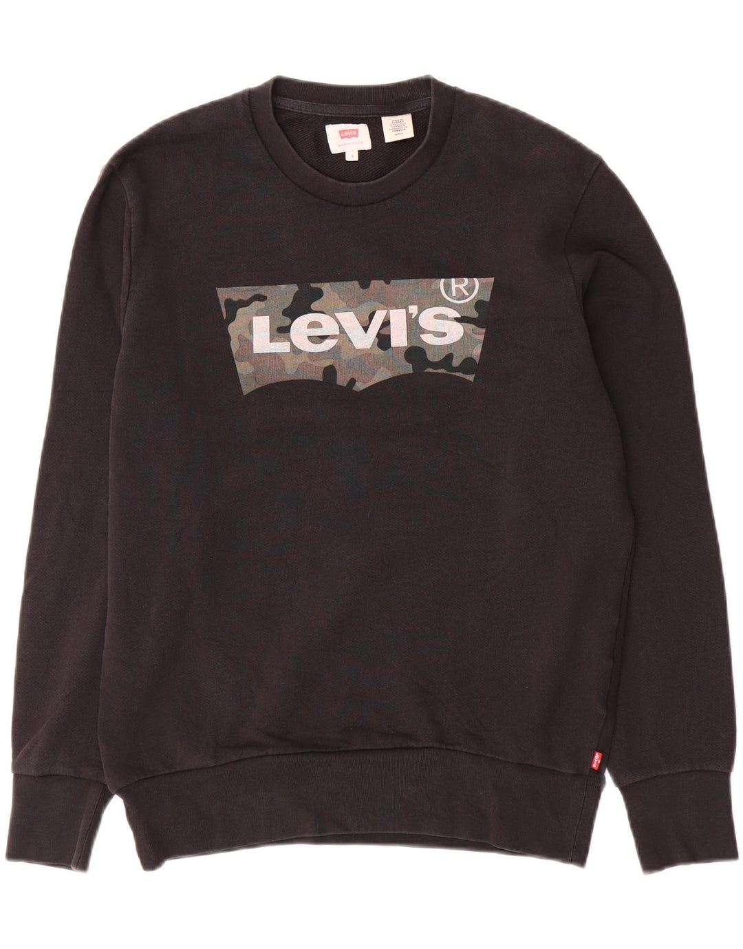 Felpa grafica da uomo Levi's, piccola, in cotone nero