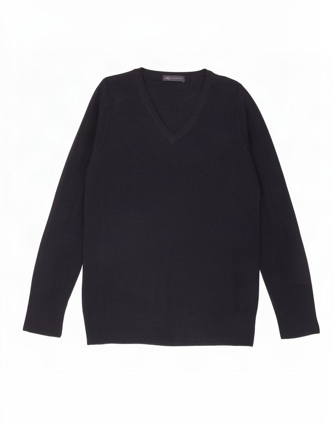 Maglione maglione con scollo a V da donna Marks & Spencer UK 16 grande blu navy