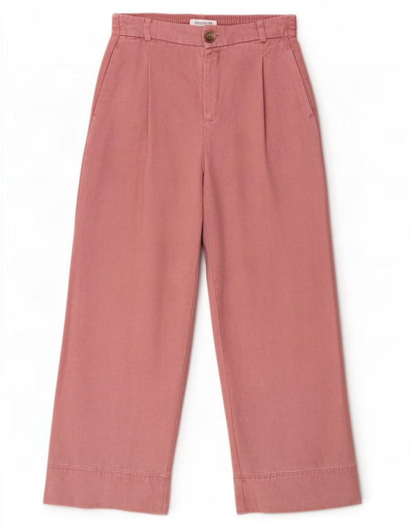 Pantaloni chino a vita alta per ragazze Zara 13-14 anni W28 L25 Rosa