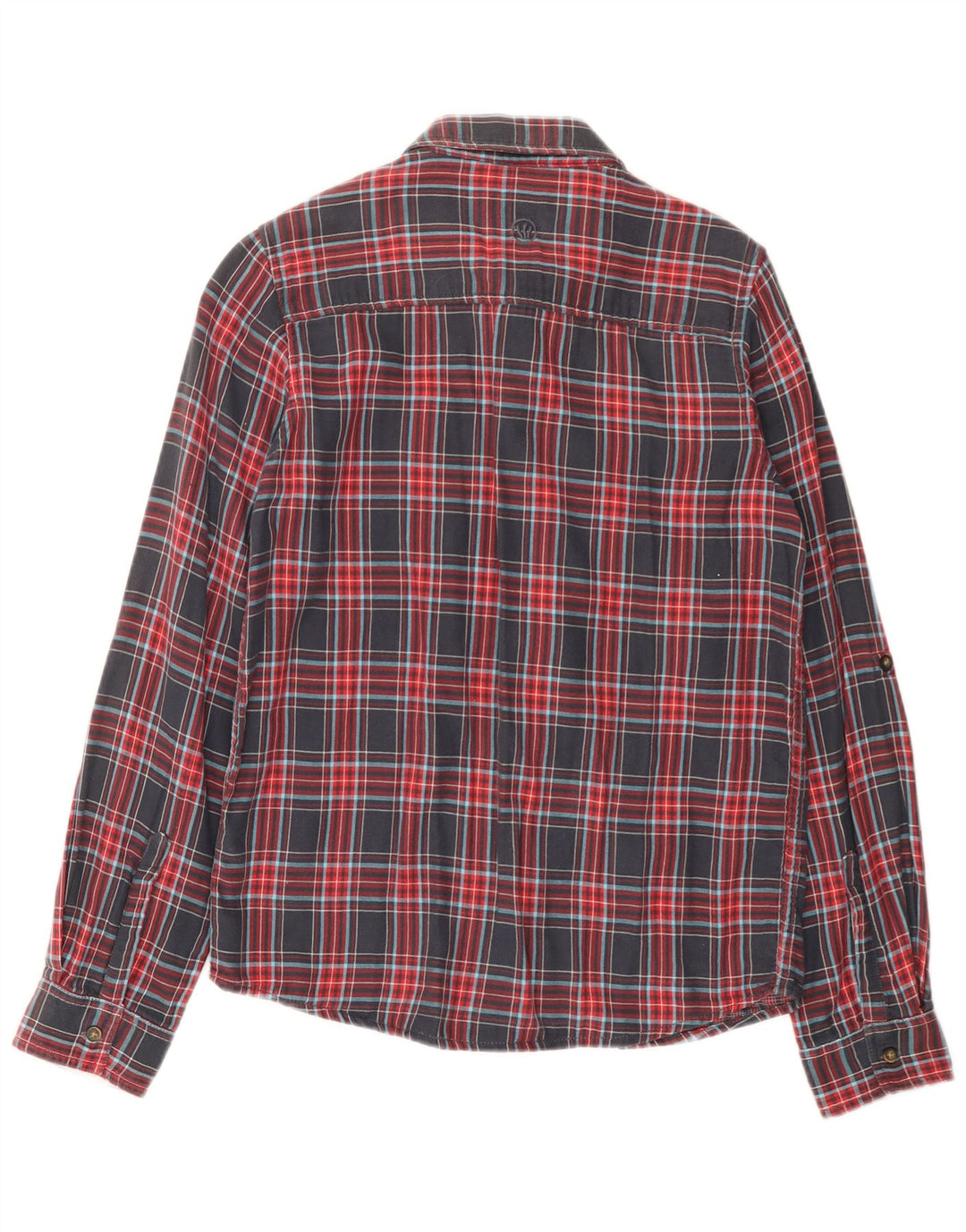 FAT FACE Camicia in flanella per ragazzi 12-13 anni scozzese rossa