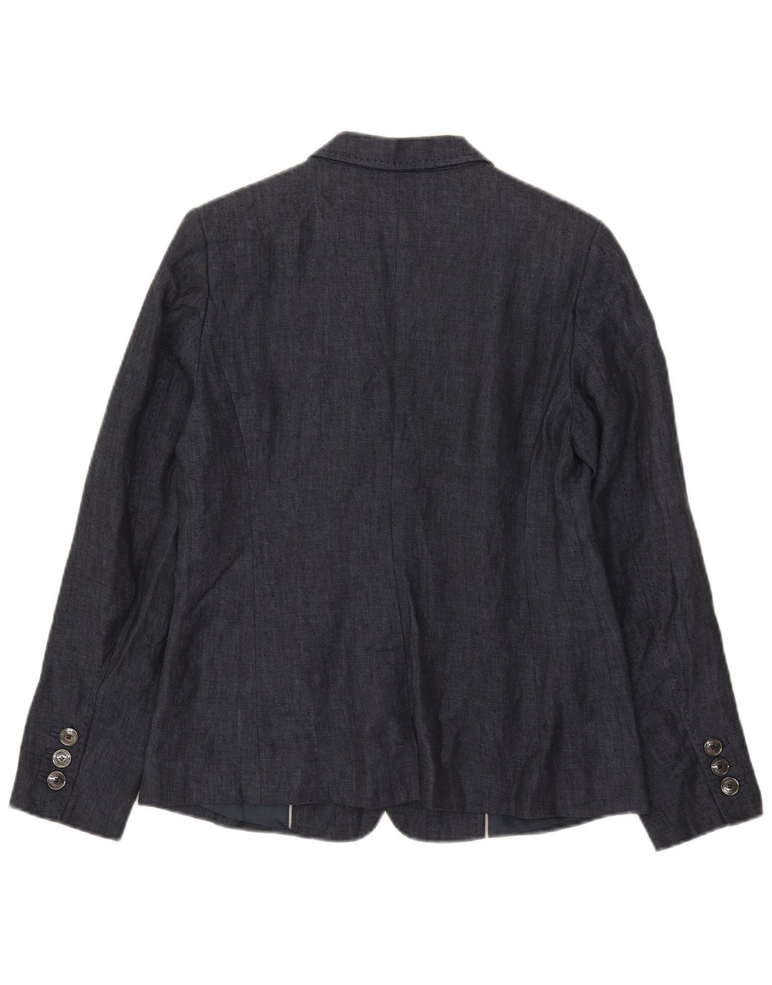 Giacca blazer autografa da donna Marks & Spencer UK 12 medio blu navy