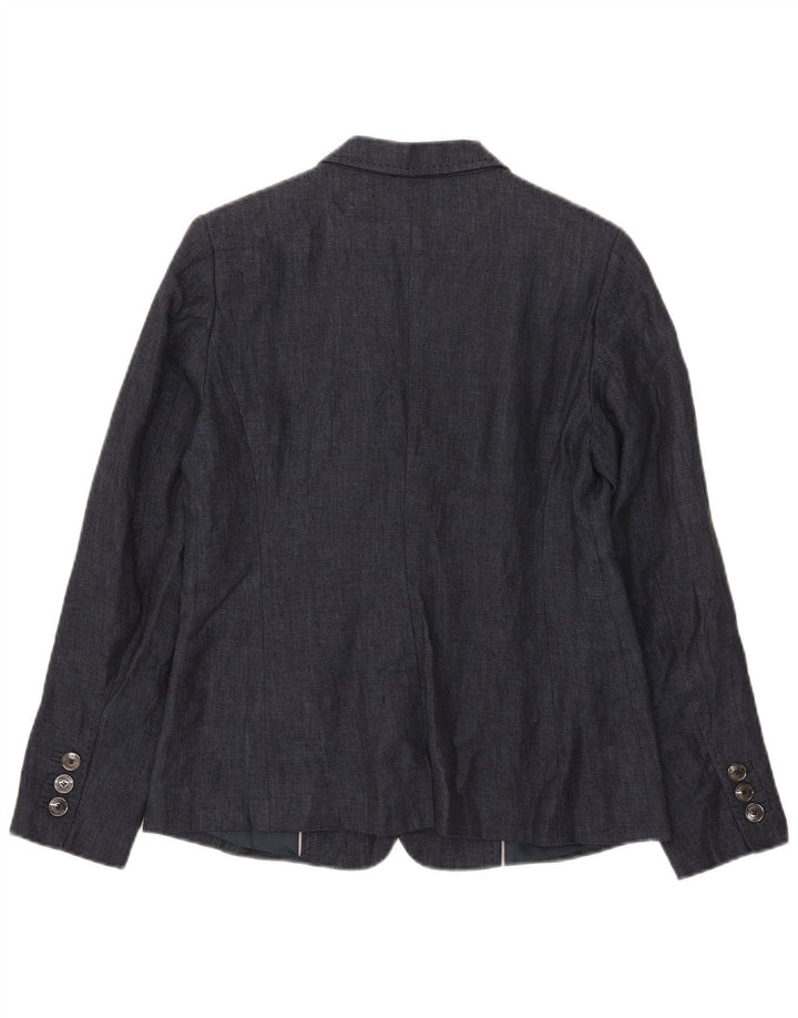 Giacca blazer autografa da donna Marks & Spencer UK 12 medio blu navy