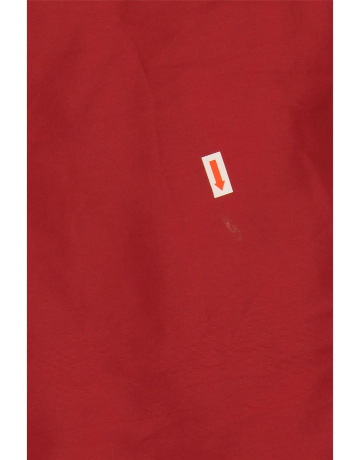 JACK & JONES Giacca a vento con cappuccio da uomo UK 38 Colore rosso medio