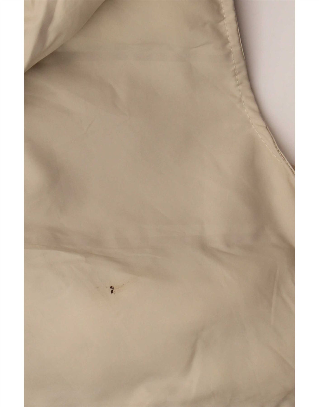 Gilet imbottito con cappuccio lungo da donna Zara UK 14 Poliestere beige medio