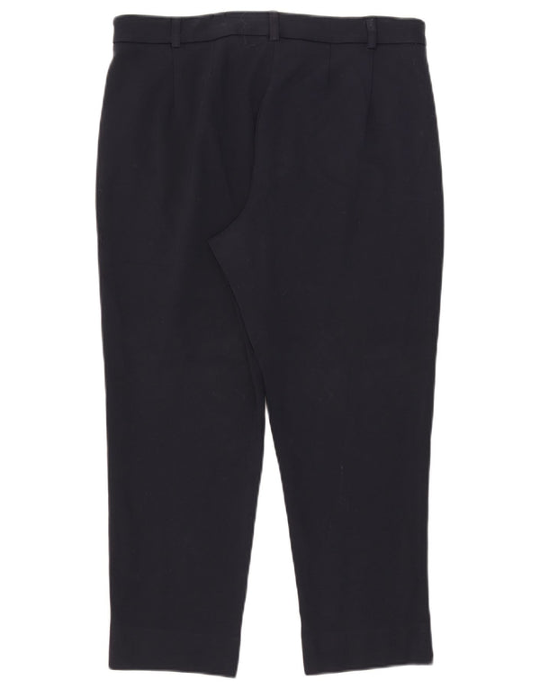 Pantaloni corti slim da donna Marks & Spencer UK 14 Large W32 L24 Blu navy