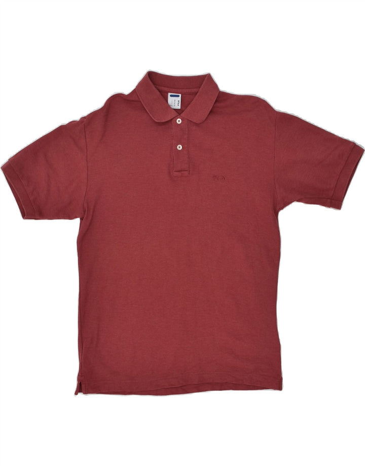 FILA Mens Polo Shirt IT 44 XS Brown Cotton | Vintage Fila | Thrift | Second-Hand Fila | Used Clothing | Messina Hembry 