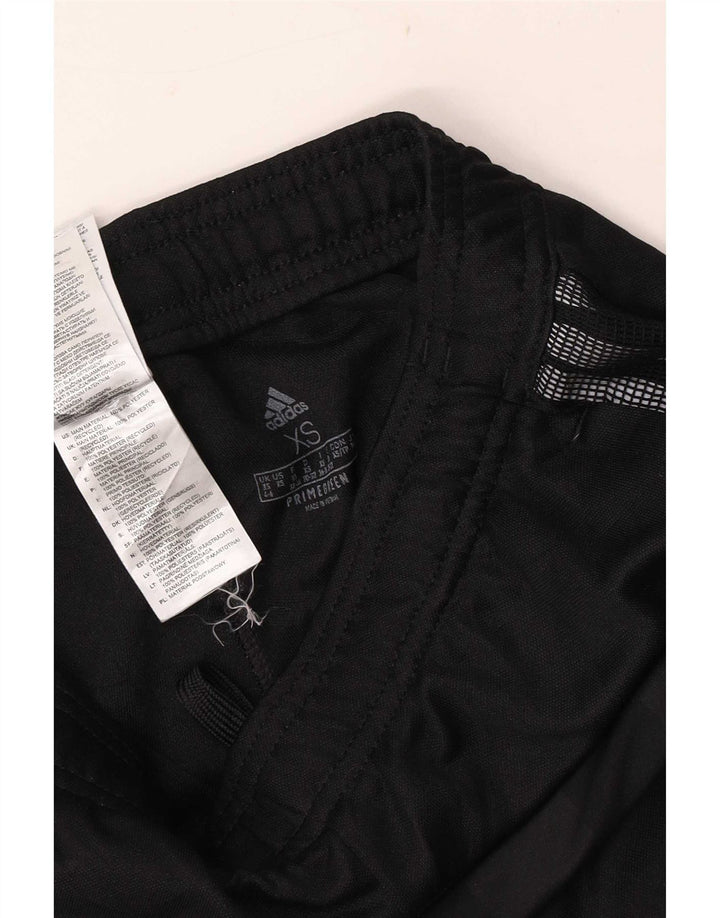 Pantaloni della tuta da donna Adidas UK 4/6 XS poliestere nero