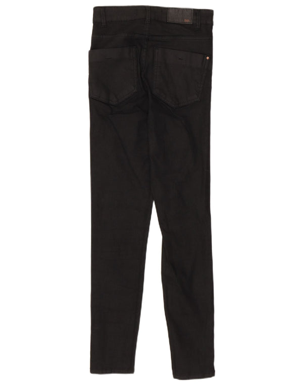 Jeans skinny da donna Zara EU 36 XS W26 L26 cotone nero