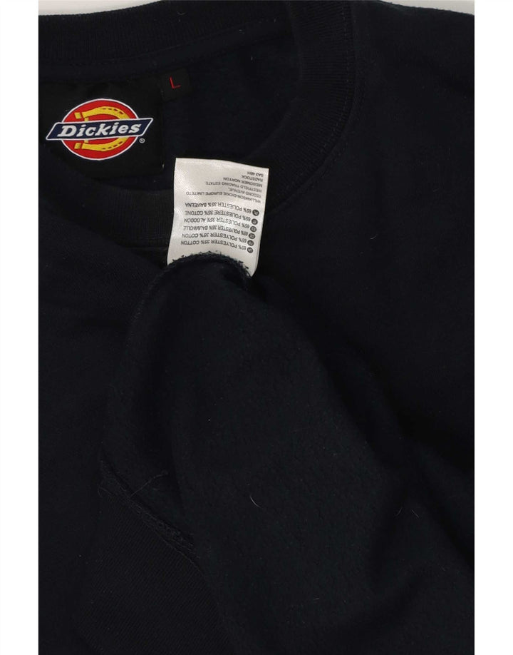 Dickies Felpa da uomo Maglione grande blu navy in poliestere