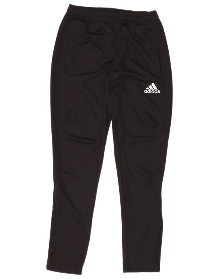 Pantaloni da tuta ADIDAS Climacool da uomo piccoli in poliestere nero
