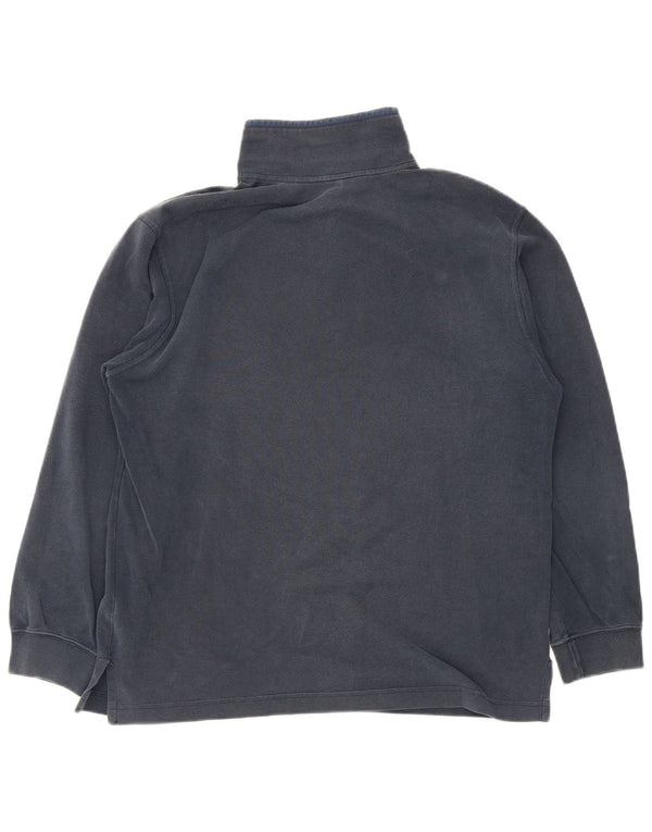 Paul & Shark Felpa da uomo con collo con zip da yachting, maglione medio blu navy