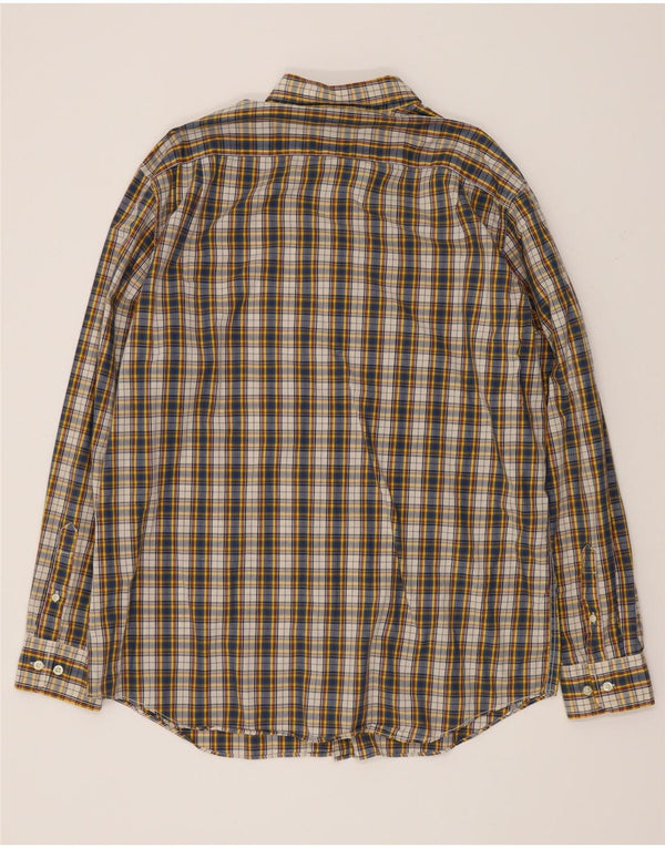 Camicia da uomo Nautica Large in cotone a quadri multicolore