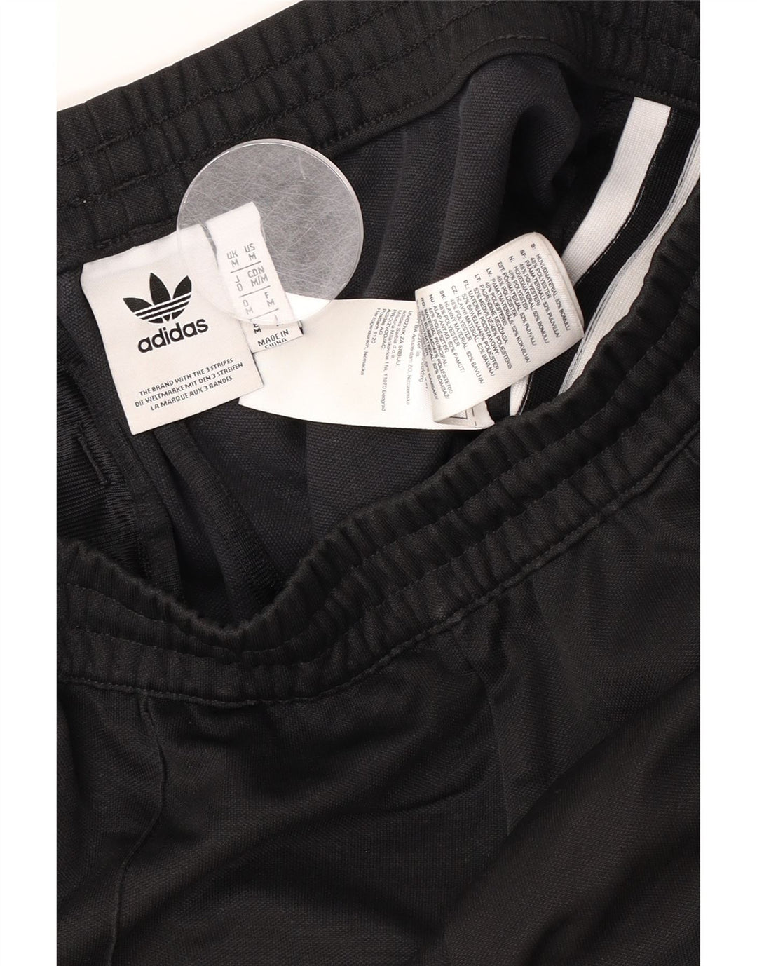 Pantaloni da tuta da uomo Adidas Medium in cotone nero