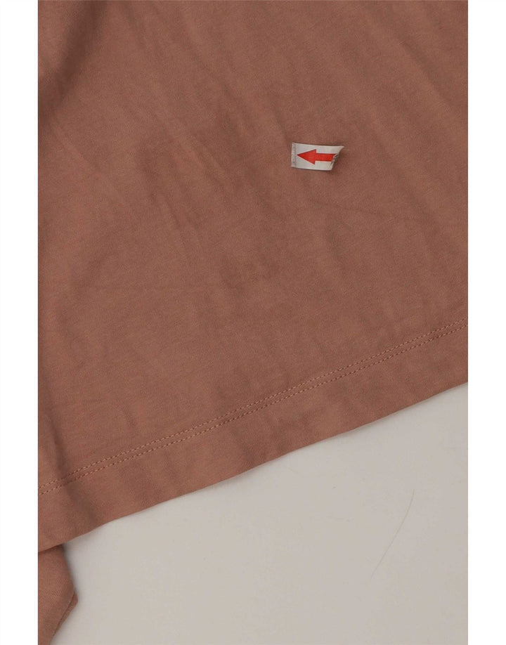 T-shirt Nike da uomo vestibilità ampia, top in cotone rosa medio