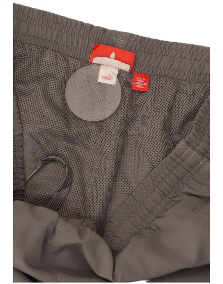 Pantaloni da tuta con grafica PUMA da uomo Joggers Small Grigi