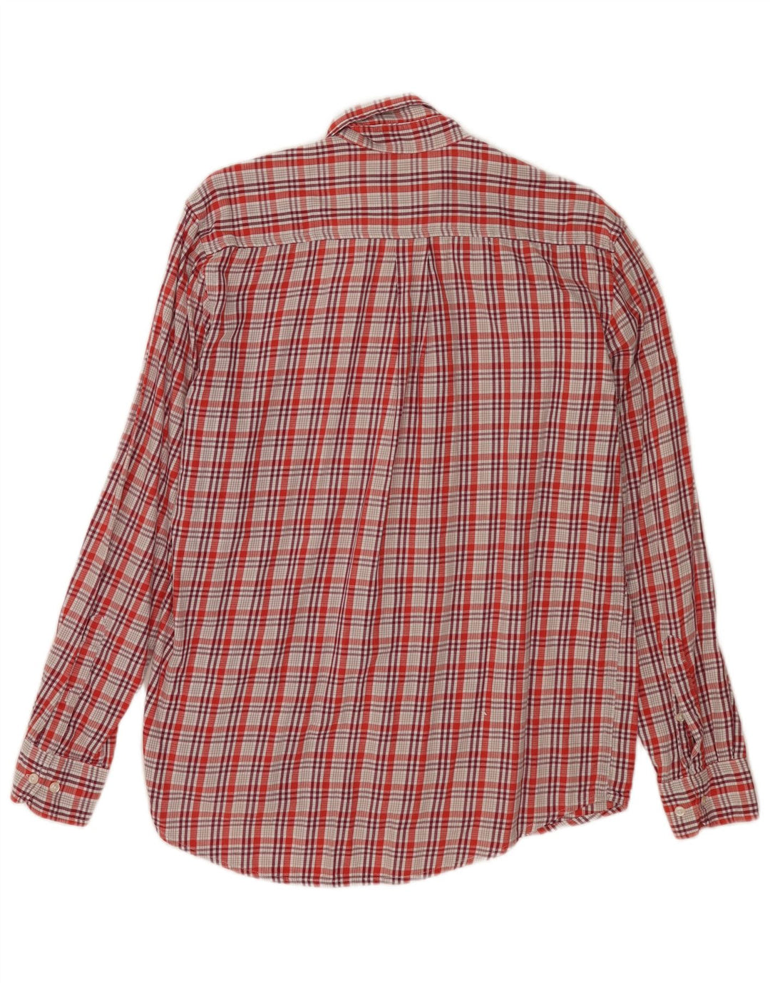 Camicia Kappa Uomo in cotone a quadri rossi medi