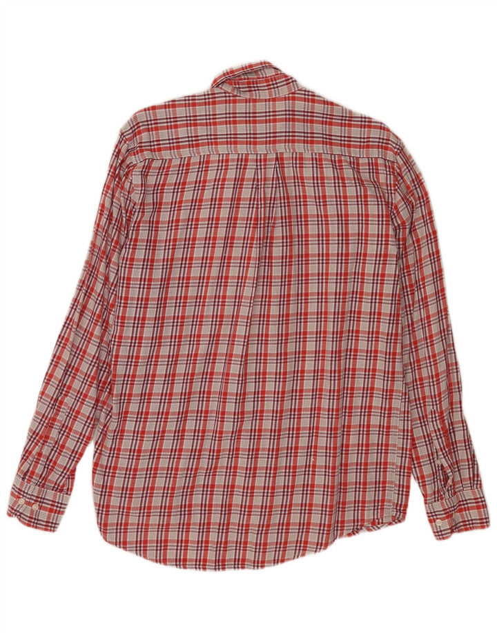 Camicia Kappa Uomo in cotone a quadri rossi medi