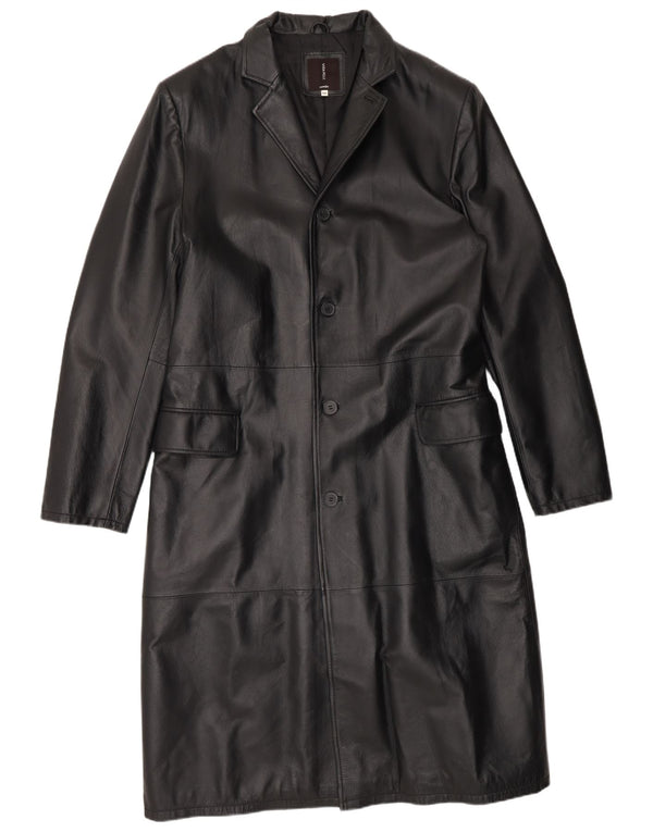 Cappotto In Pelle Uomo Conbipel IT 50 Large Pelle Nera