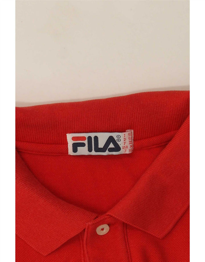 Polo da uomo Fila IT 50 media rossa