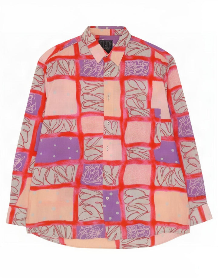 Camicia da uomo Blue Bass XL Patchwork multicolore