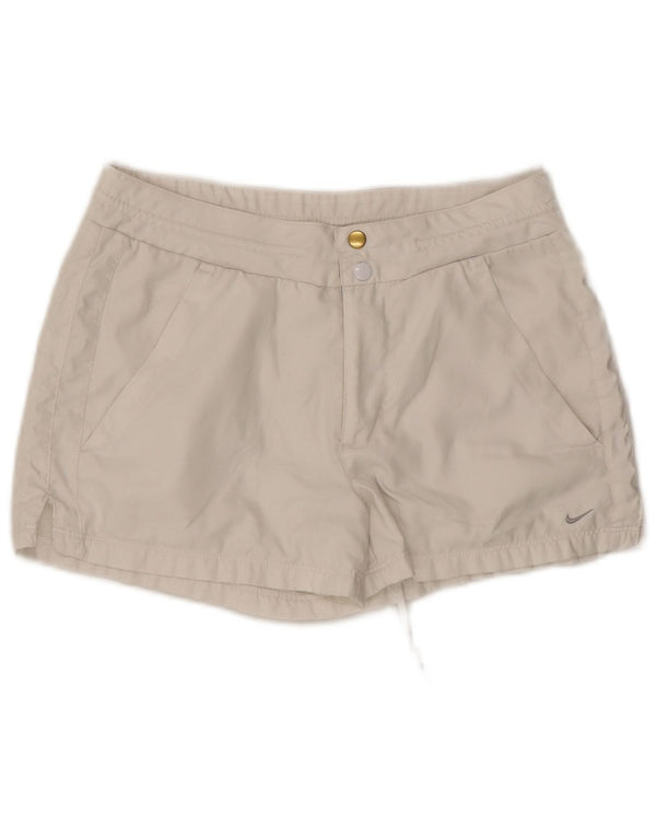 Pantaloncini chino Nike da donna UK 10 piccoli W27 bianchi