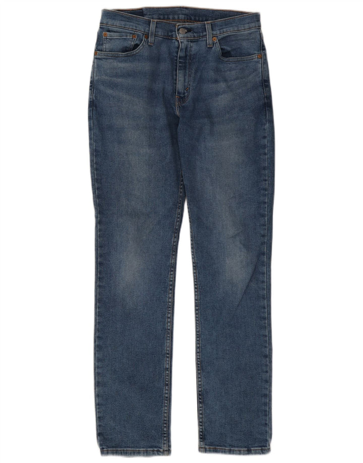 Levi's Uomo 511 Slim Jeans W32 L32 Cotone Blu