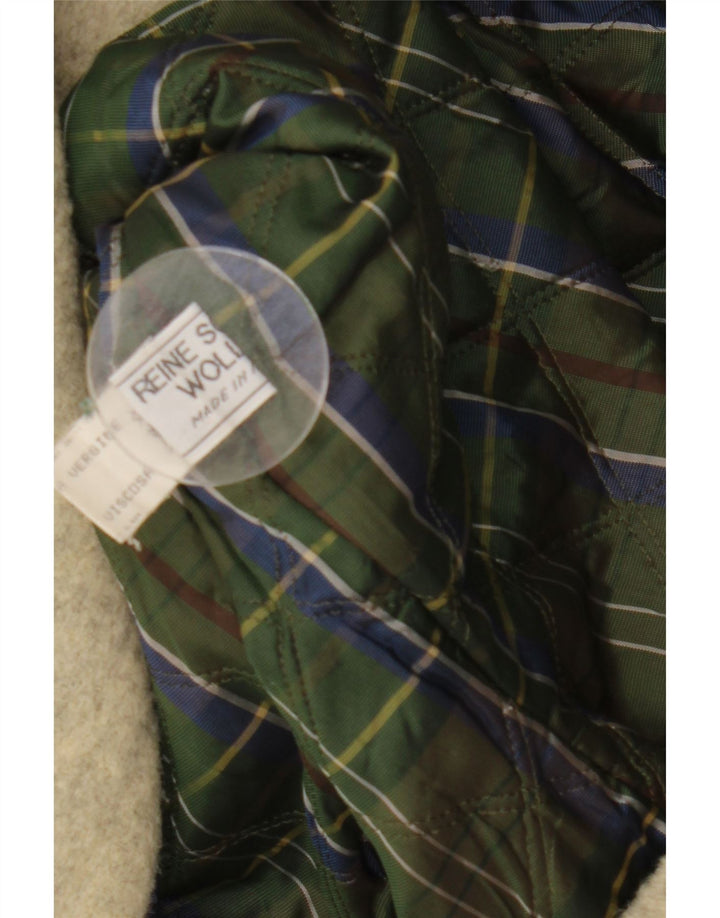 Montgomery con cappuccio da donna Reine Wolle IT 56 3XL Lana grigia