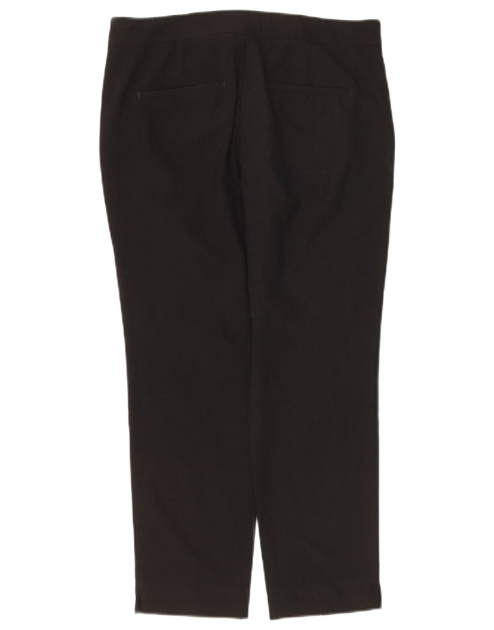 Pantaloni chino slim da donna Zara EU 38 Small W28 L26 poliestere nero