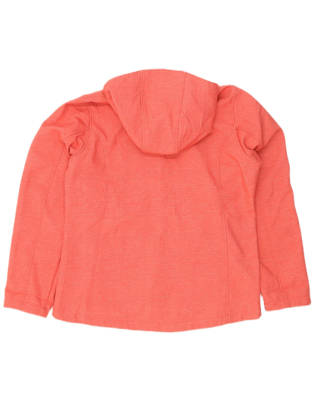 Giacca a vento con cappuccio da donna Coast EU 42 grande poliestere screziato rosso