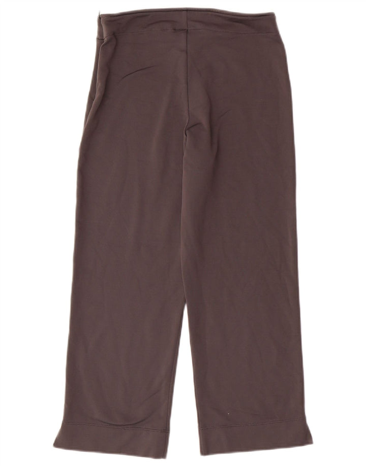 Pantaloni della tuta Nike Capri da donna UK 8/10 piccoli grigi