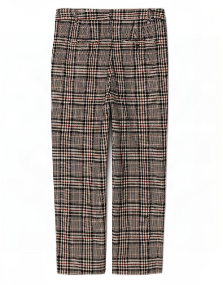 Pantaloni chino da donna Marks & Spencer UK 10 piccoli W30 L28 multicolore