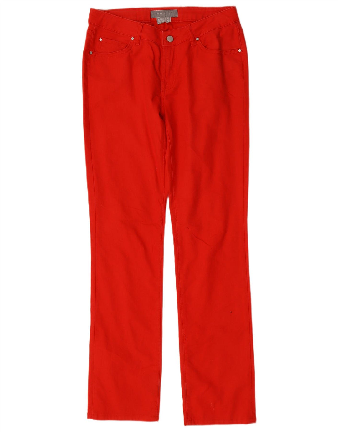 Jeans dritti da donna Zara EU 40 medi W30 L31 cotone rosso