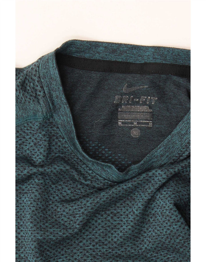 T-shirt Nike Dri Fit da uomo, media, blu navy chiazzata