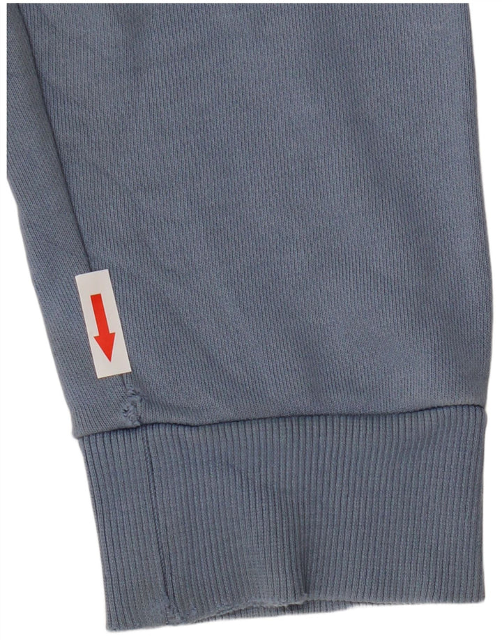 Felpa Zara Uomo Maglione XL Blu Cotone