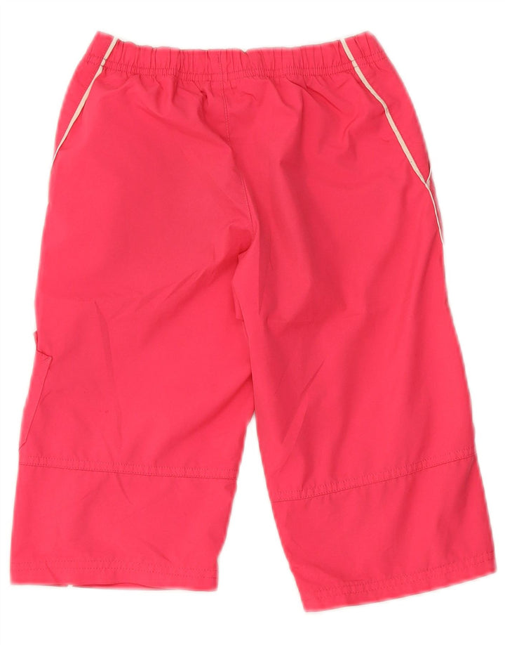 Pantaloncini sportivi Nike Bermuda per ragazze 7-8 anni, taglia grande, rosa, in poliestere