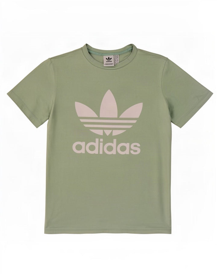 Maglietta grafica da donna Adidas Top UK 12 verde medio