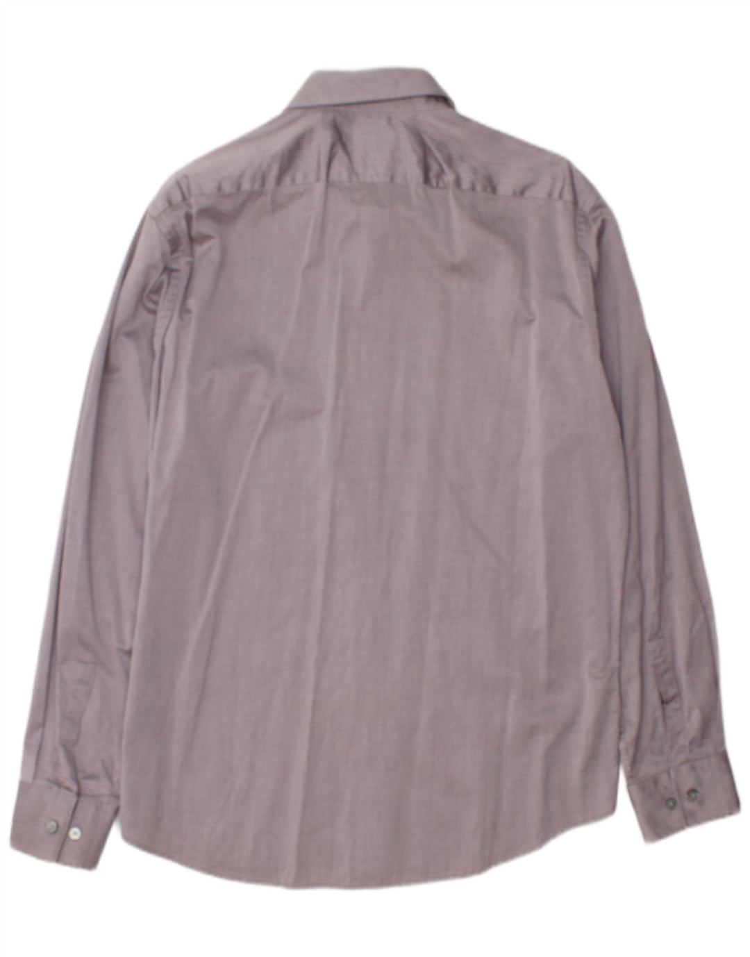 Camicia da uomo Hugo Boss taglia 16 1/2 42 grande gessato grigio