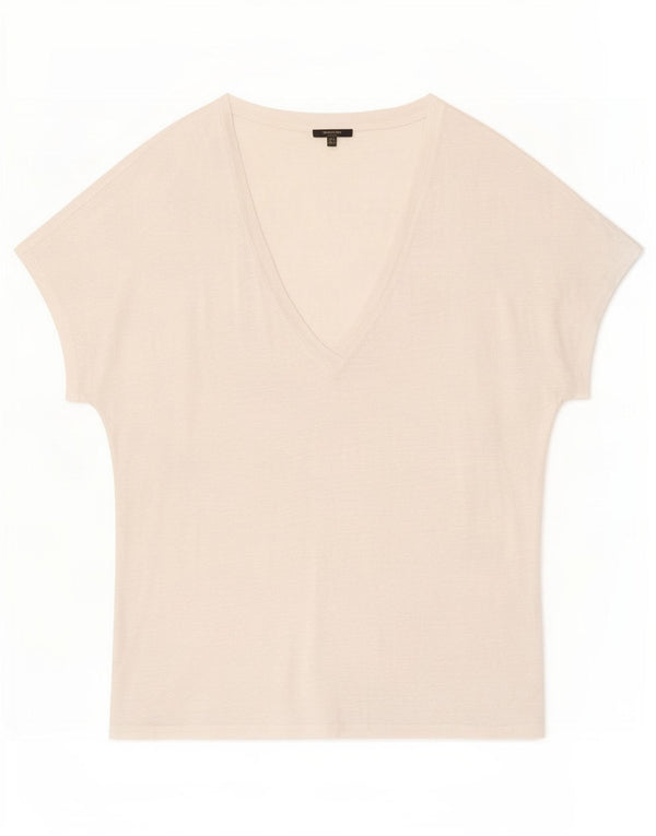 Maglietta da donna Massimo Dutti Top UK 14 Medium White