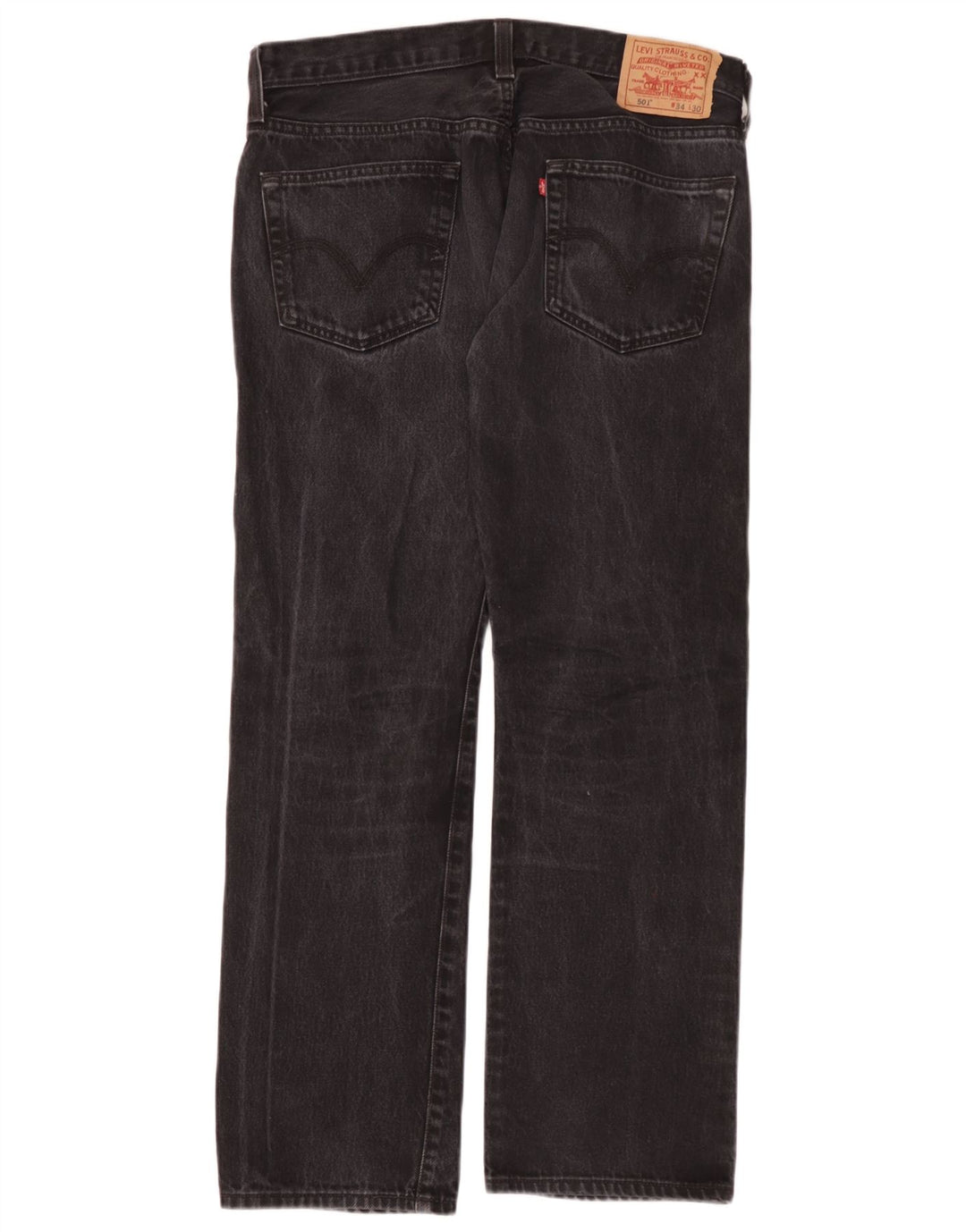 Levi's Uomo 501 Jeans dritti W34 L30 Cotone Nero