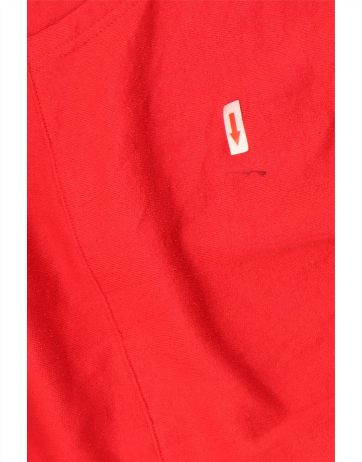 Felpa con cappuccio da uomo Champion XL in cotone rosso