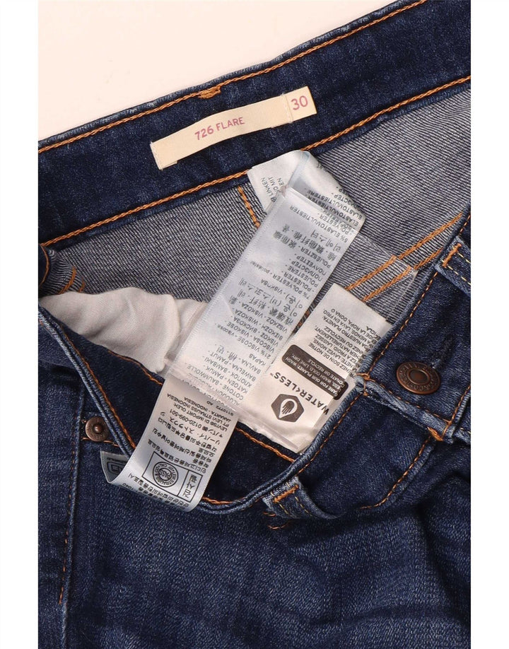 Jeans Levi's da donna 726 svasati W30 L32 cotone blu