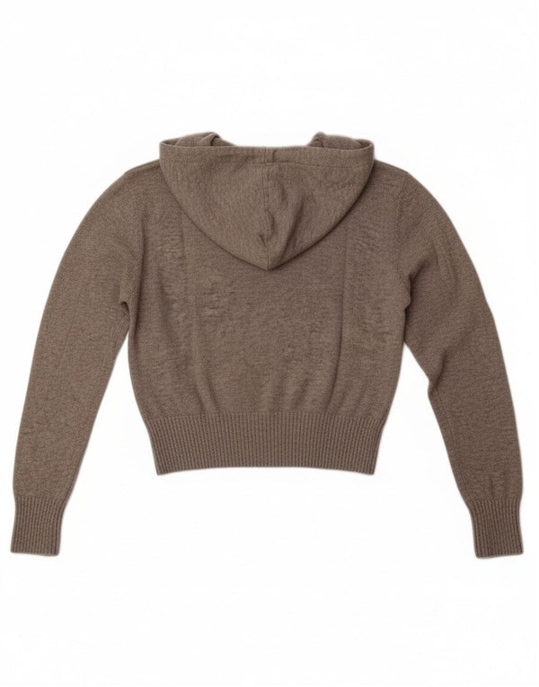 Maglione corto con cappuccio da donna Guess UK 6 XS Grigio Colourblock