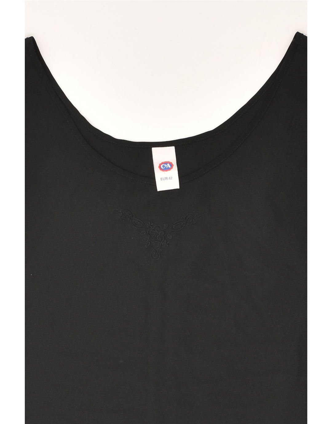 C&A Womens Vest Top EU 42 Large  Black | Vintage C&A | Thrift | Second-Hand C&A | Used Clothing | Messina Hembry 