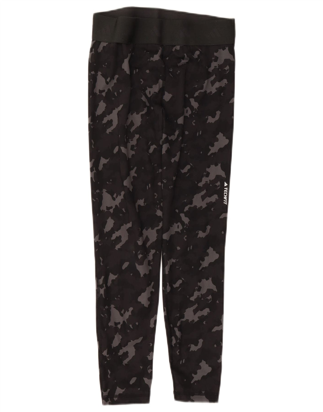 Leggings attillati da donna ADIDAS UK 12/14 medio nero mimetico