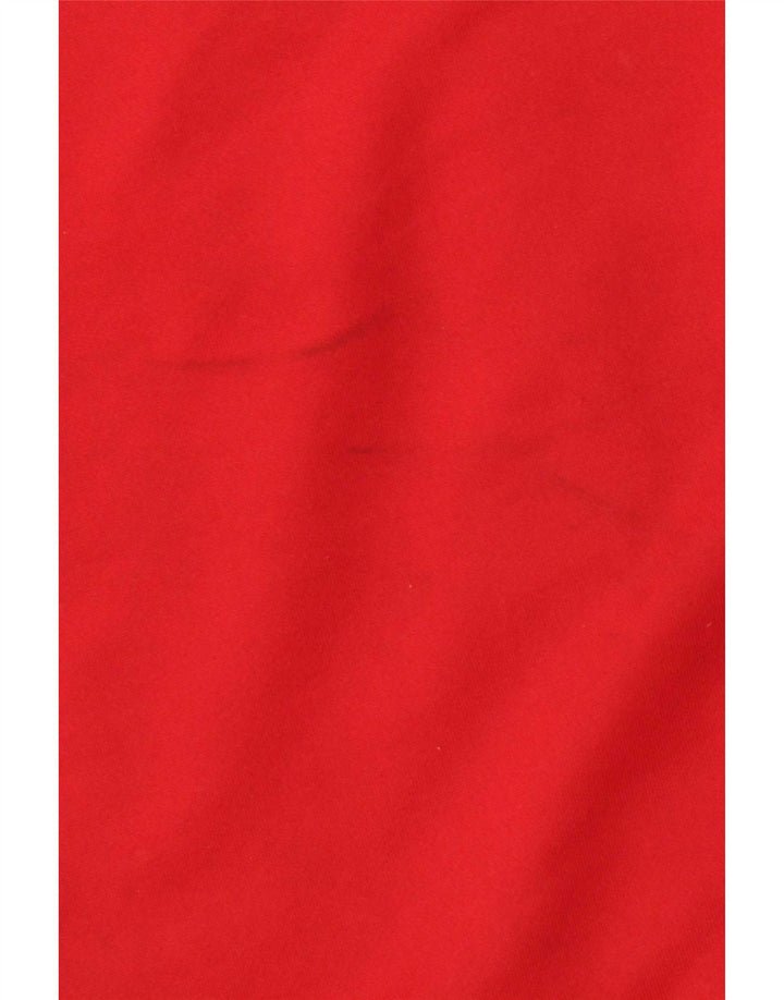 Giacca da ginnastica da uomo Adidas, grande, in poliestere color block rosso