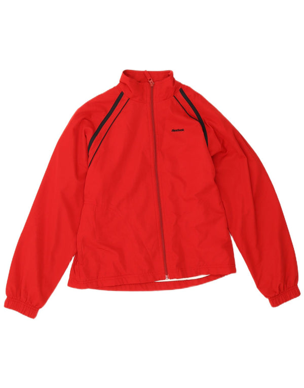 Giacca da ginnastica da uomo Reebok Small rossa in poliestere