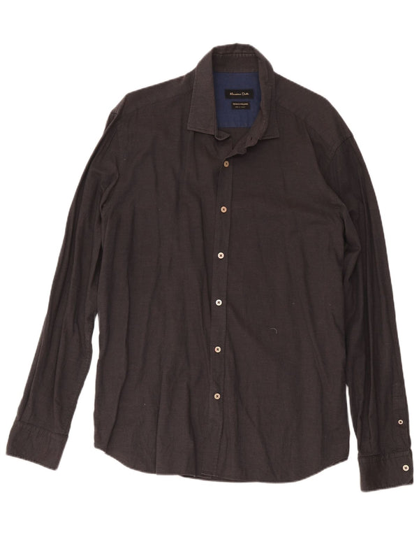 Camicia da uomo Massimo Dutti 2XL Grigia